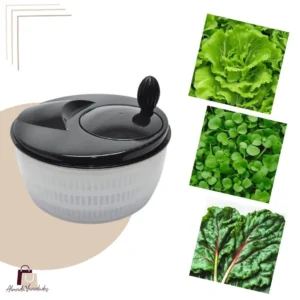 Centrífuga Manual Seca Saladas Verduras 4 Litros